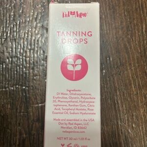 Red Aspen Tanning Drops. It is new never been used.
